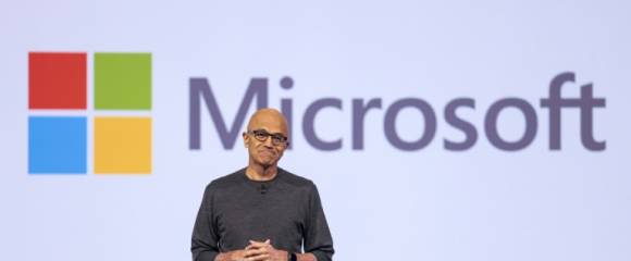 Le patron de Microsoft Satya Nadella, à Seattle le 19 mai 2025 Le patron de Microsoft Satya Nadella, à Seattle le 19 mai 2025