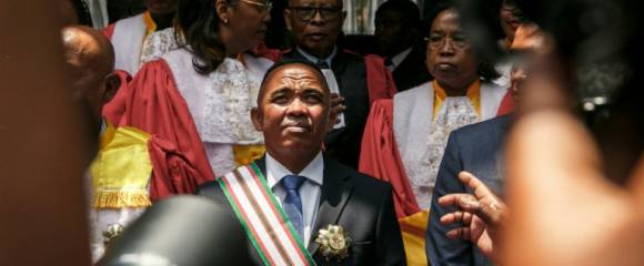 Le nouveau président de Madagascar, Michaël Randrianirina, à Antananarivo à Madagascar, le 17 octobre 2025 Le nouveau président de Madagascar, Michaël Randrianirina, à Antananarivo à Madagascar, le 17 octobre 2025