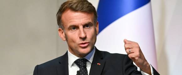 Le président français Emmanuel Macron s'exprime lors d'une conférence de presse au château de Ljubljana, à Ljubljana, le 21 octobre 2025 Le président français Emmanuel Macron s'exprime lors d'une conférence de presse au château de Ljubljana, à Ljubljana, le 21 octobre 2025