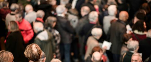 Des personnes font la queue pour assister à un concert lors de "La Folle Journée", le 1er février 2024 à Nantes, en Loire-Atlantique Des personnes font la queue pour assister à un concert lors de "La Folle Journée", le 1er février 2024 à Nantes, en Loire-Atlantique