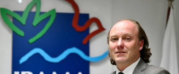 Le président de l'Agence brésilienne de contrôle environnemental (Ibama), Rodrigo Agostinho, lors d'une interview avec l'AFP à Brasilia, le 29 août 2025 Le président de l'Agence brésilienne de contrôle environnemental (Ibama), Rodrigo Agostinho, lors d'une interview avec l'AFP à Brasilia, le 29 août 2025