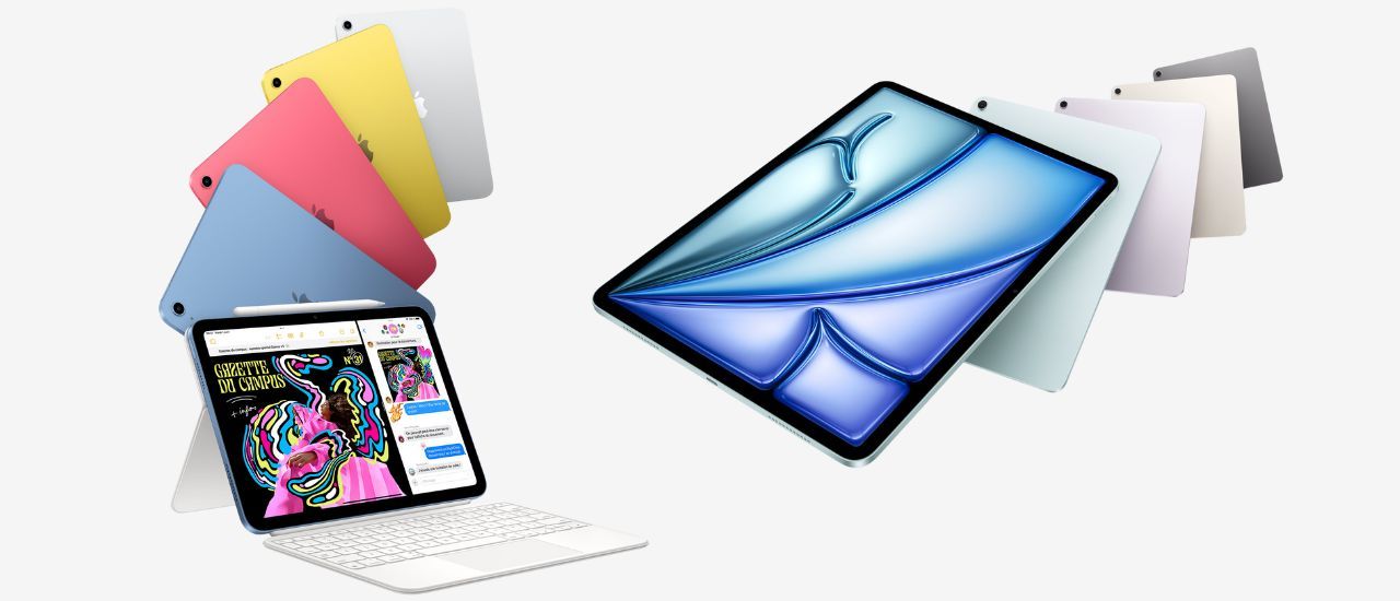 Quelles différences entre l’iPad et l’iPad Air ?